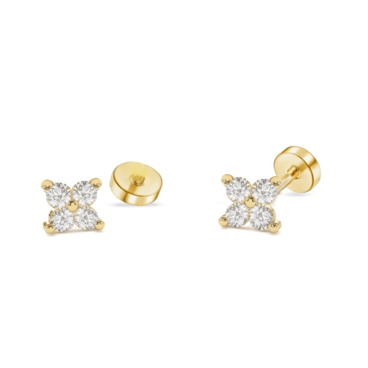 DIAMOND 18KT GOLD EARRING DE1Y153