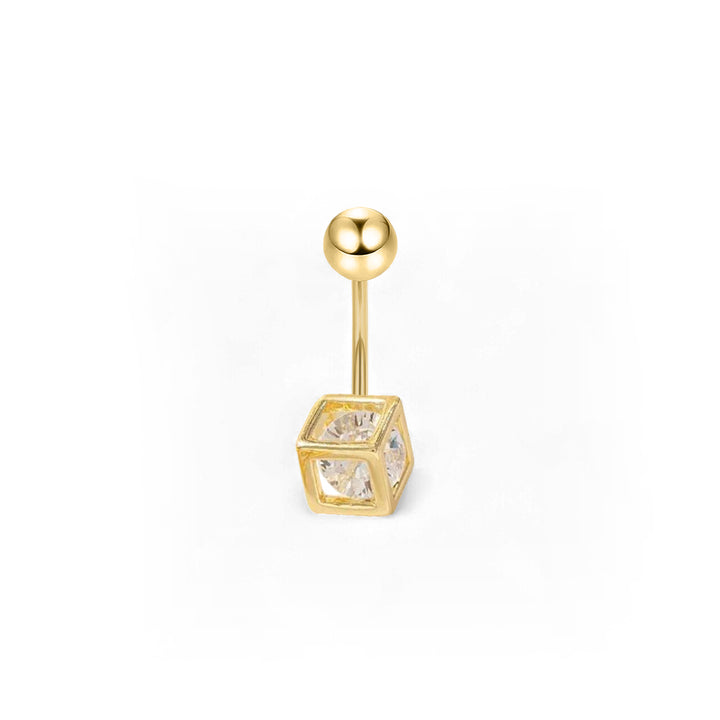 BELLY BAR 18KT GOLD BBYK4