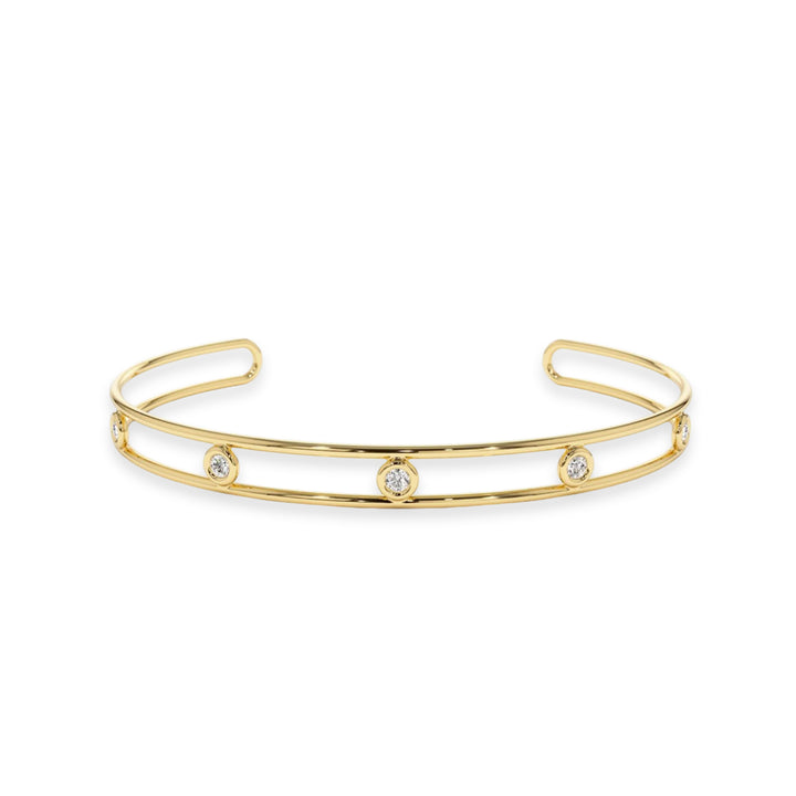 DIAMOND 18KT GOLD BANGLE DB1Y121