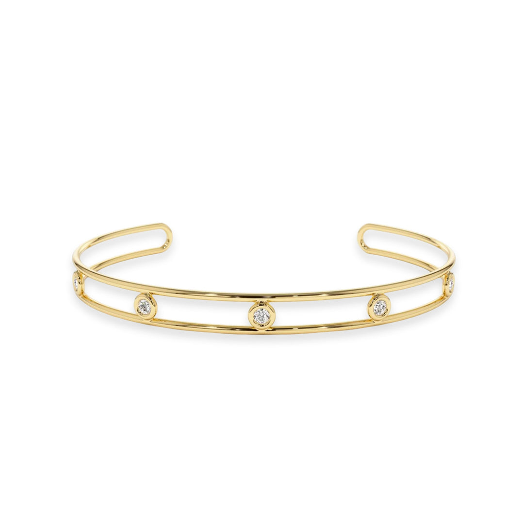 DIAMOND 18KT GOLD BANGLE DB1Y123