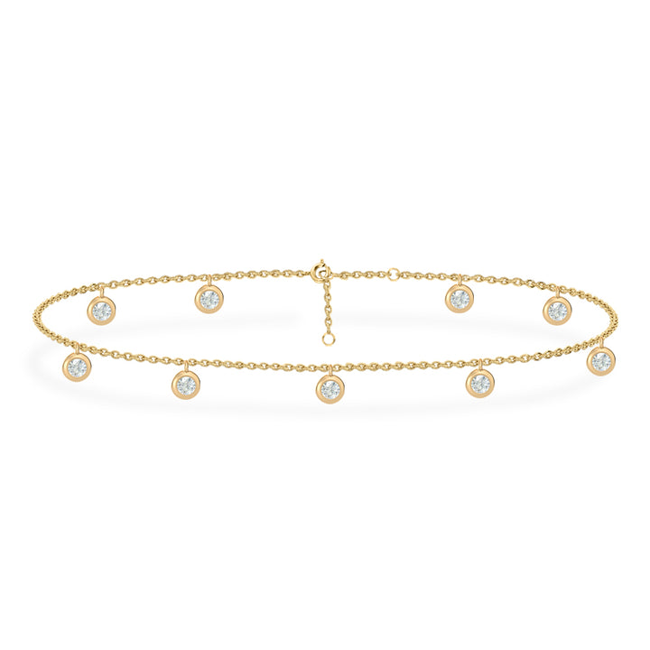 DIAMOND ANKLET 18KT GOLD DA1Y100