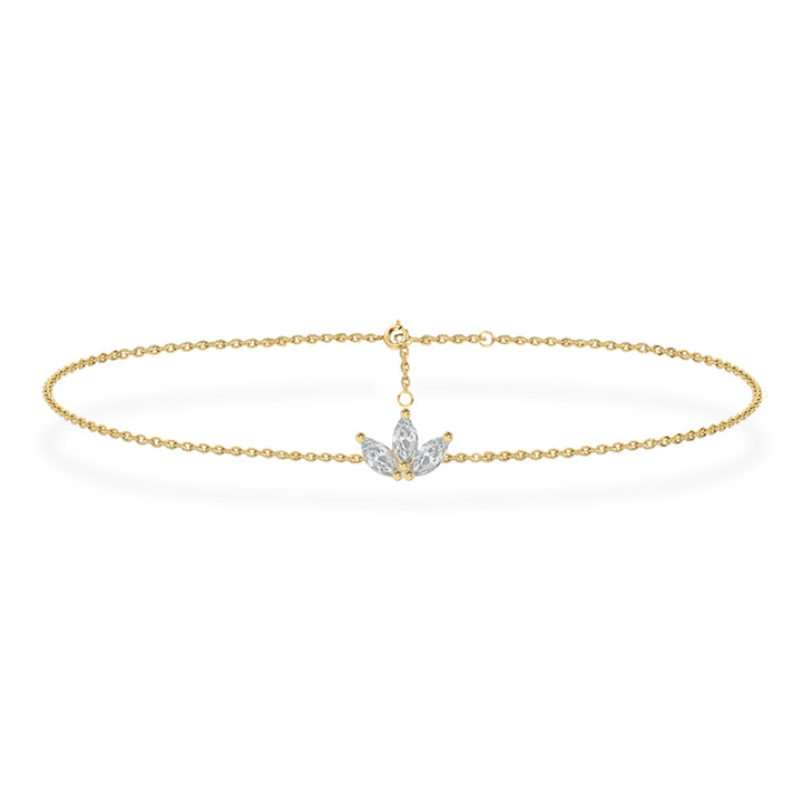 DIAMOND ANKLET 18KT GOLD DA1Y103