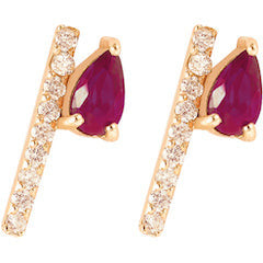 DIAMOND 18KT GOLD EARRINGS DE1P100