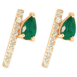 DIAMOND 18KT GOLD EARRINGS DE1P100