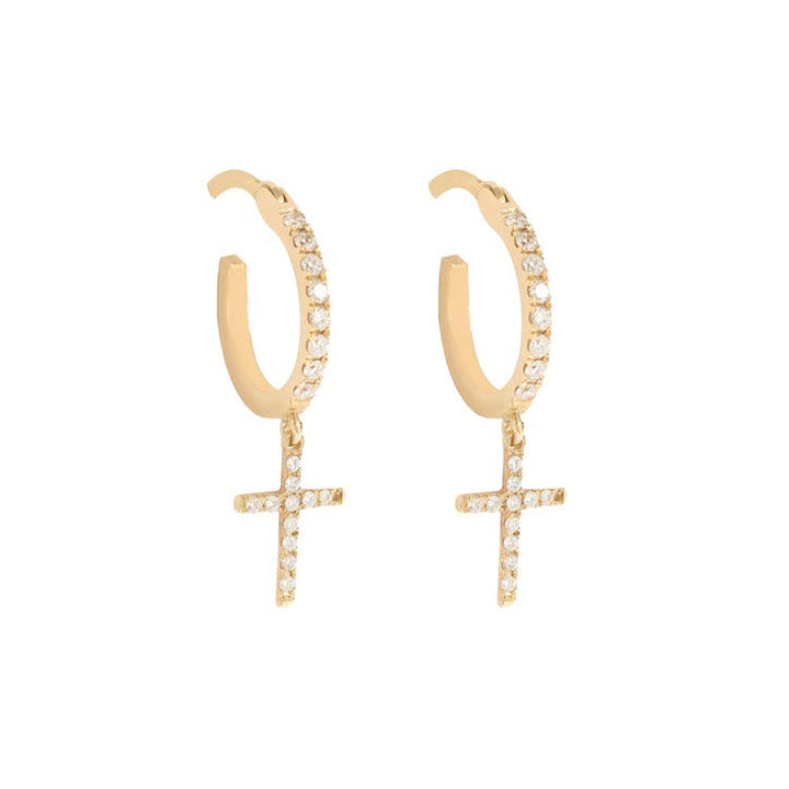 DIAMOND 18KT GOLD EARRING DE1Y123