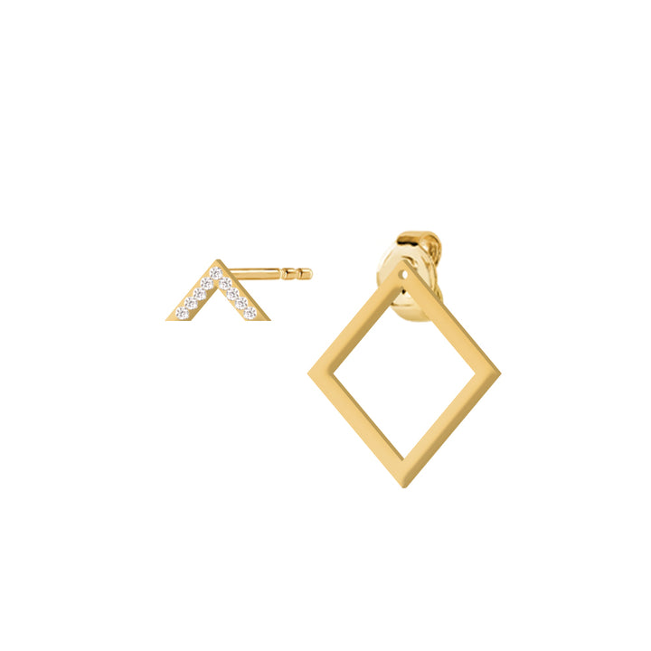 DIAMOND 18KT GOLD EARRING DE1Y166