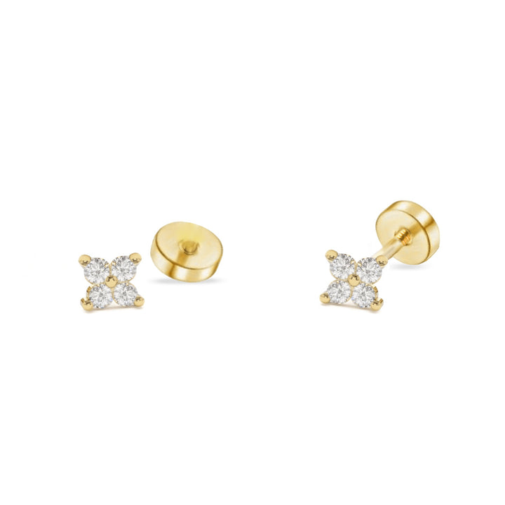 DIAMOND 18KT GOLD EARRING DE1Y153