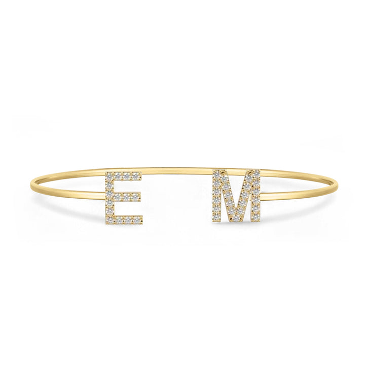 DIAMOND 18KT GOLD BANGLE DB1Y118