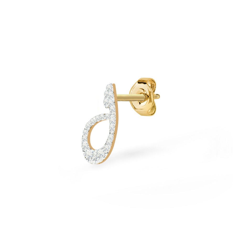 DIAMOND 18KT GOLD EARRING DE1Y122