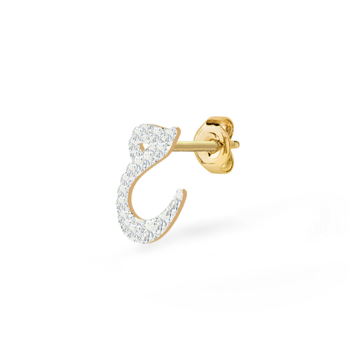 DIAMOND 18KT GOLD EARRING DE1Y122