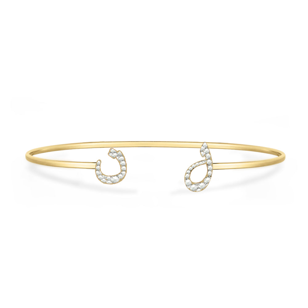 DIAMOND 18KT GOLD BANGLE DB1Y118