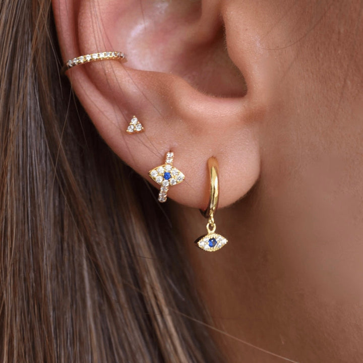 DIAMOND 18KT GOLD EARRING DE1Y129